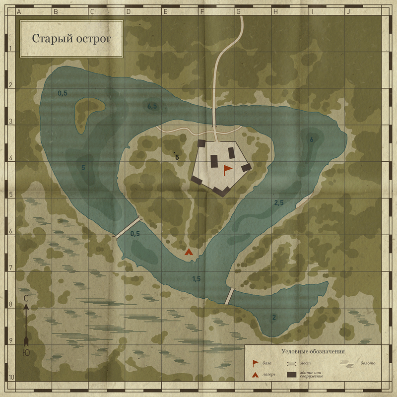 Old Burg Lake Map.png